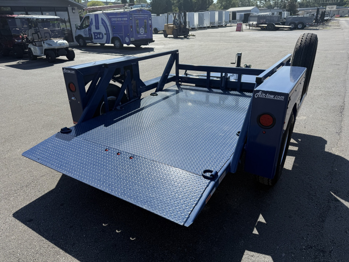 New S10-55 AIR TOW 6'3" X 10' DROP DECK EQUIPMENT TRAILER