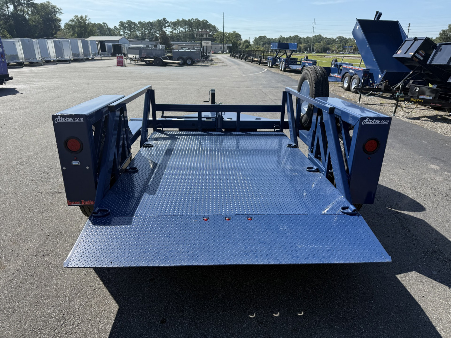 New S10-55 AIR TOW 6'3" X 10' DROP DECK EQUIPMENT TRAILER