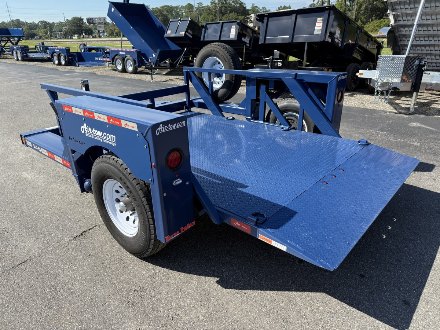 New S10-55 AIR TOW 6'3" X 10' DROP DECK EQUIPMENT TRAILER