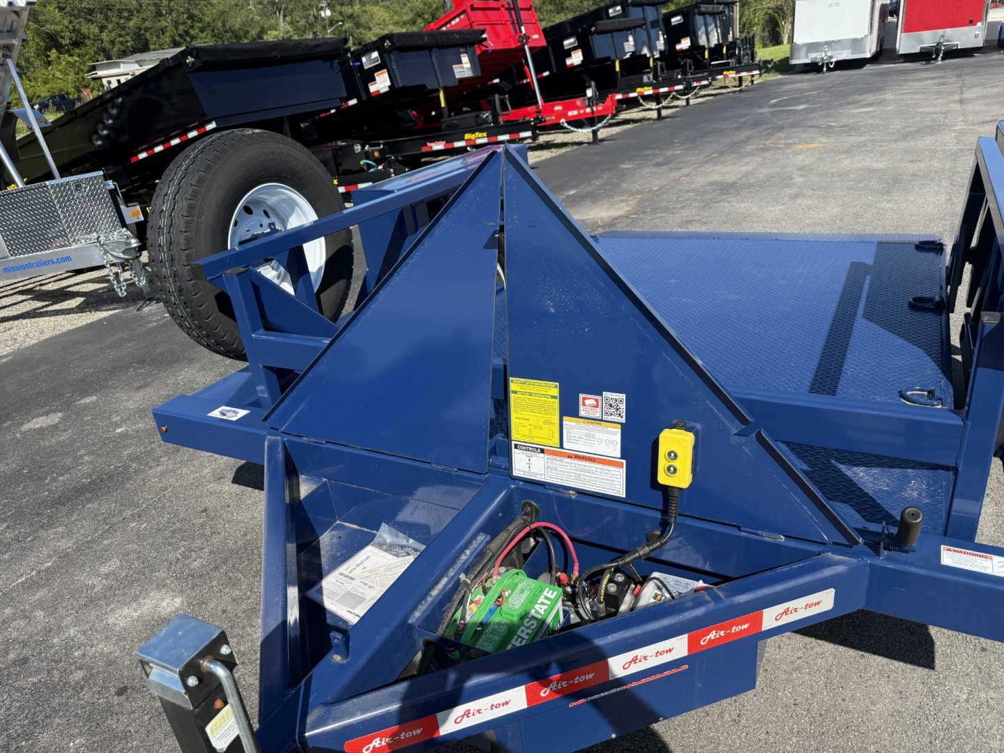 New S10-55 AIR TOW 6'3" X 10' DROP DECK EQUIPMENT TRAILER