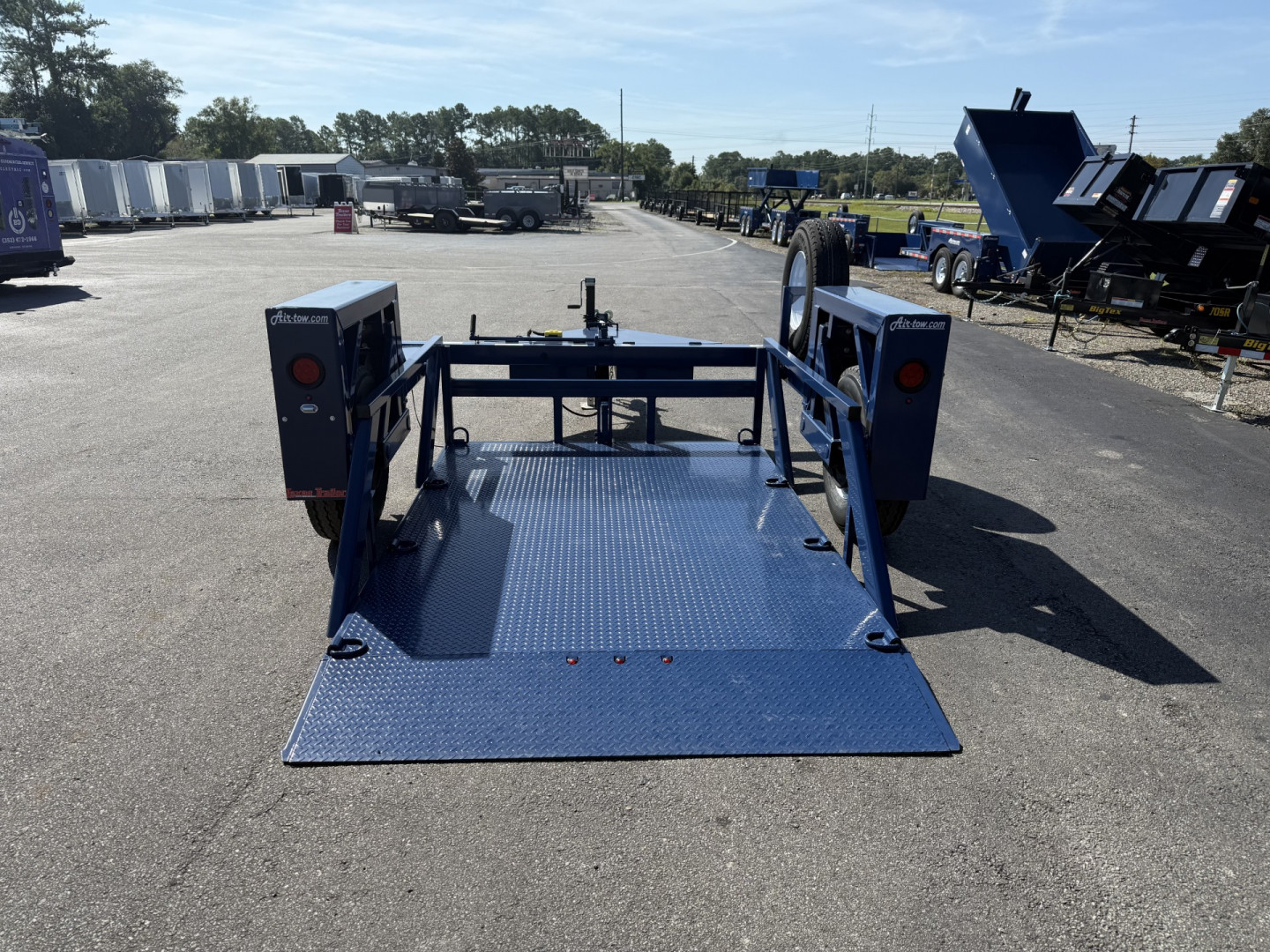New S10-55 AIR TOW 6'3" X 10' DROP DECK EQUIPMENT TRAILER