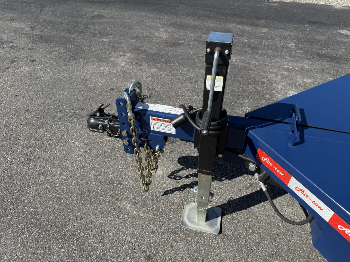 New S10-55 AIR TOW 6'3" X 10' DROP DECK EQUIPMENT TRAILER