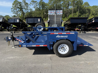 New S10-55 AIR TOW 6'3" X 10' DROP DECK EQUIPMENT TRAILER