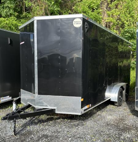 New 2026 Wells Cargo 7X16 ENCLOSED TRAILER W/7FT INT HT