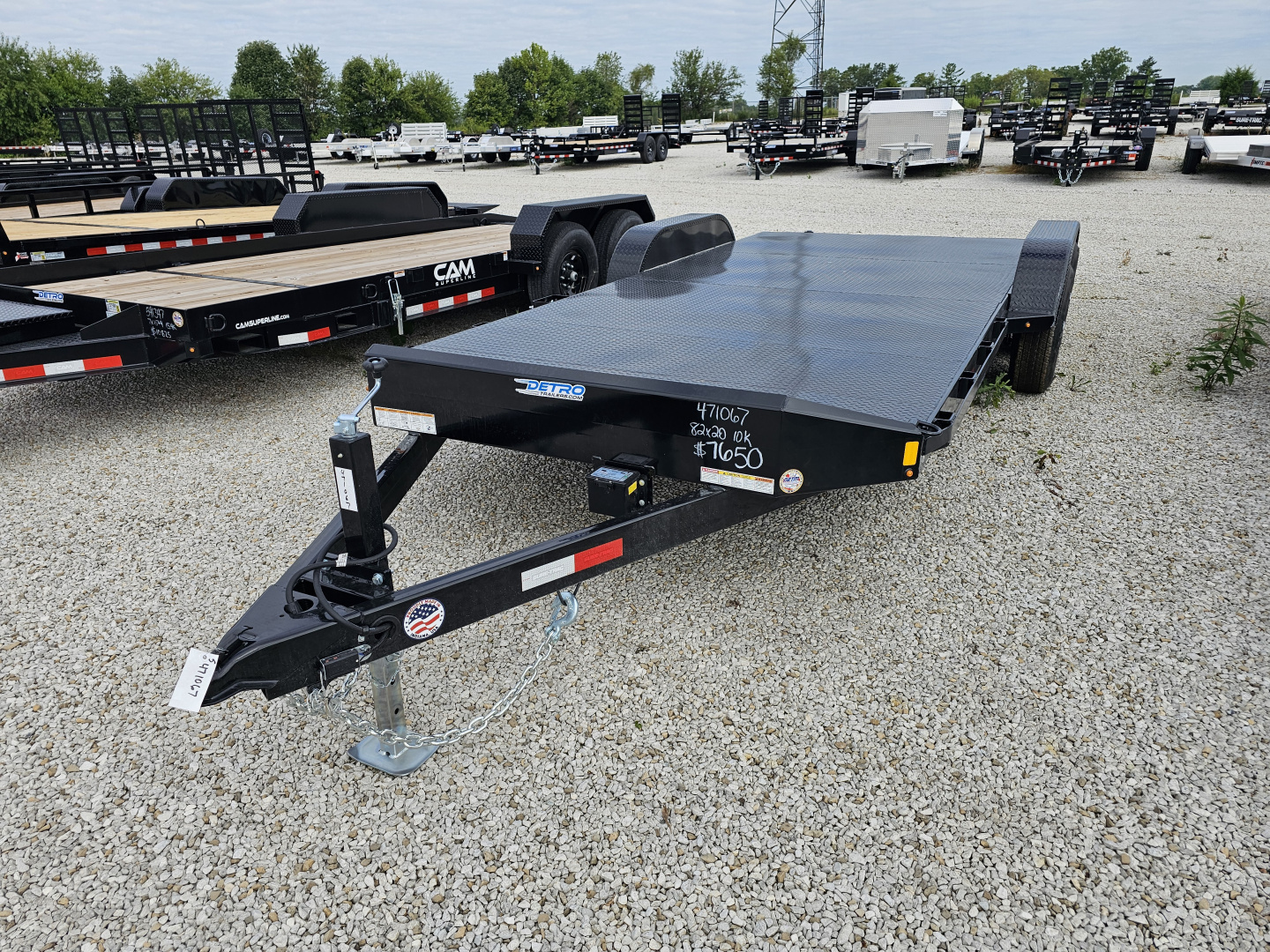 New 2026 Sure-Trac 7 x 20 (16+4) 10K Steel Deck Car Hauler