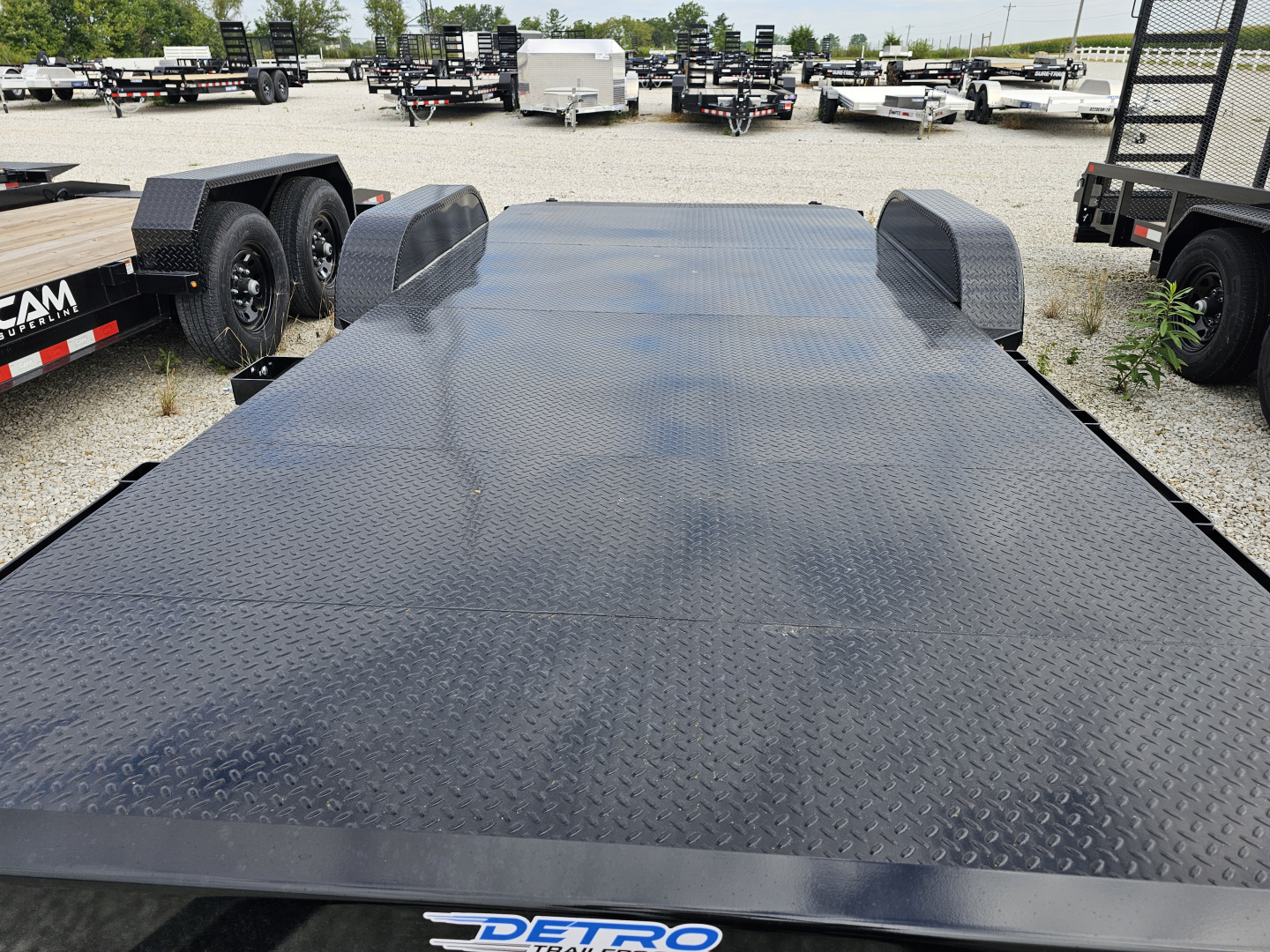 New 2026 Sure-Trac 7 x 20 (16+4) 10K Steel Deck Car Hauler