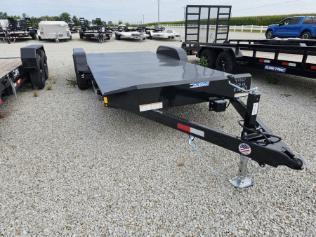 New 2026 Sure-Trac 7 x 20 (16+4) 10K Steel Deck Car Hauler