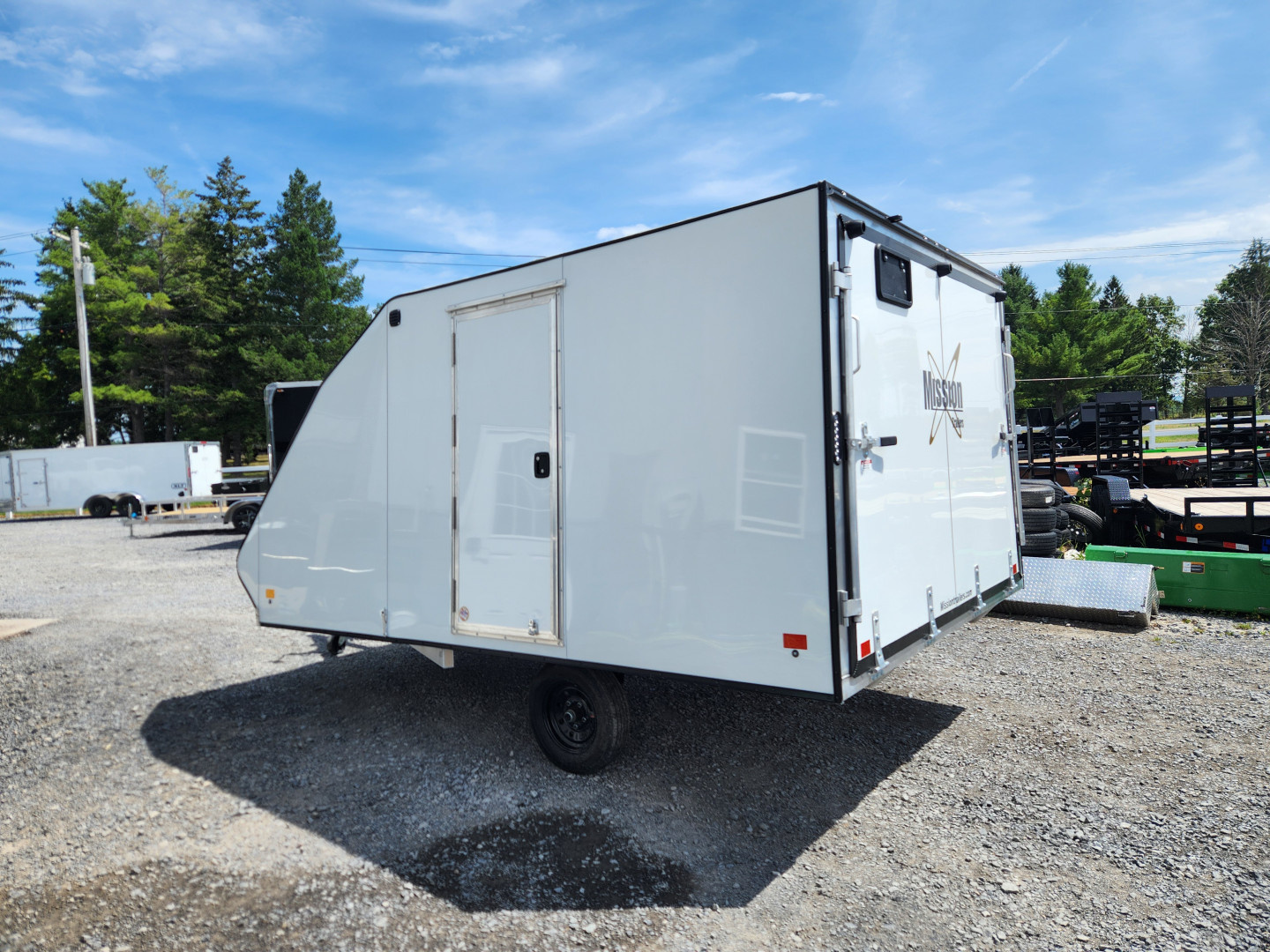 New 2026 Mission MFS101X12 Snowmobile Trailer