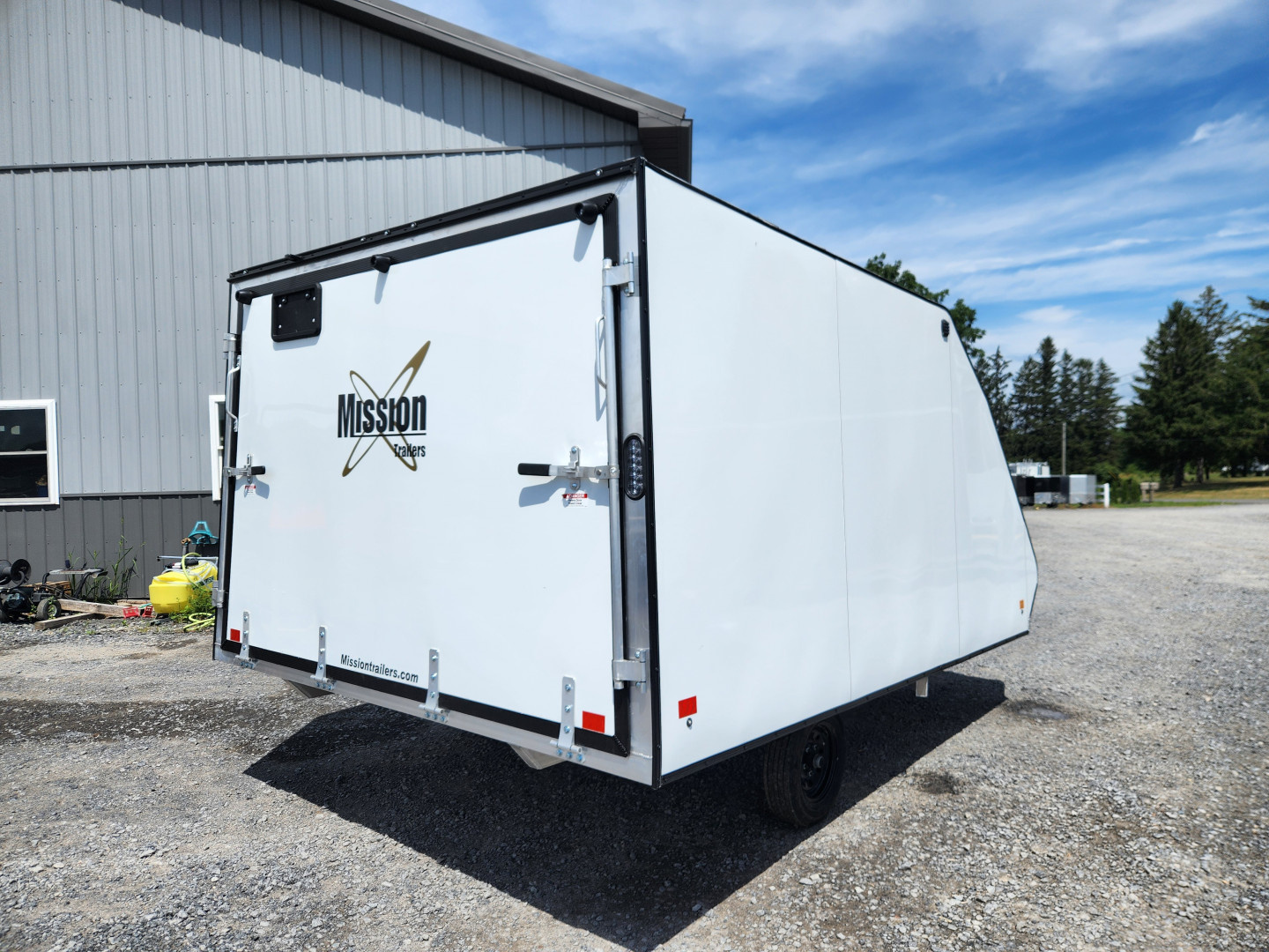 New 2026 Mission MFS101X12 Snowmobile Trailer