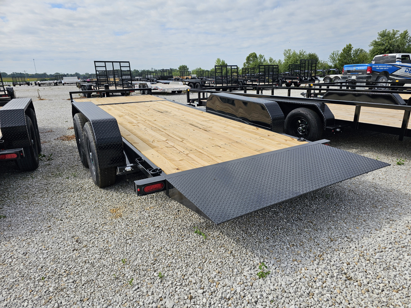 New 2026 Sure-Trac 7 x 20 (16+4) 14K Tilt Bed Equipment Trailer