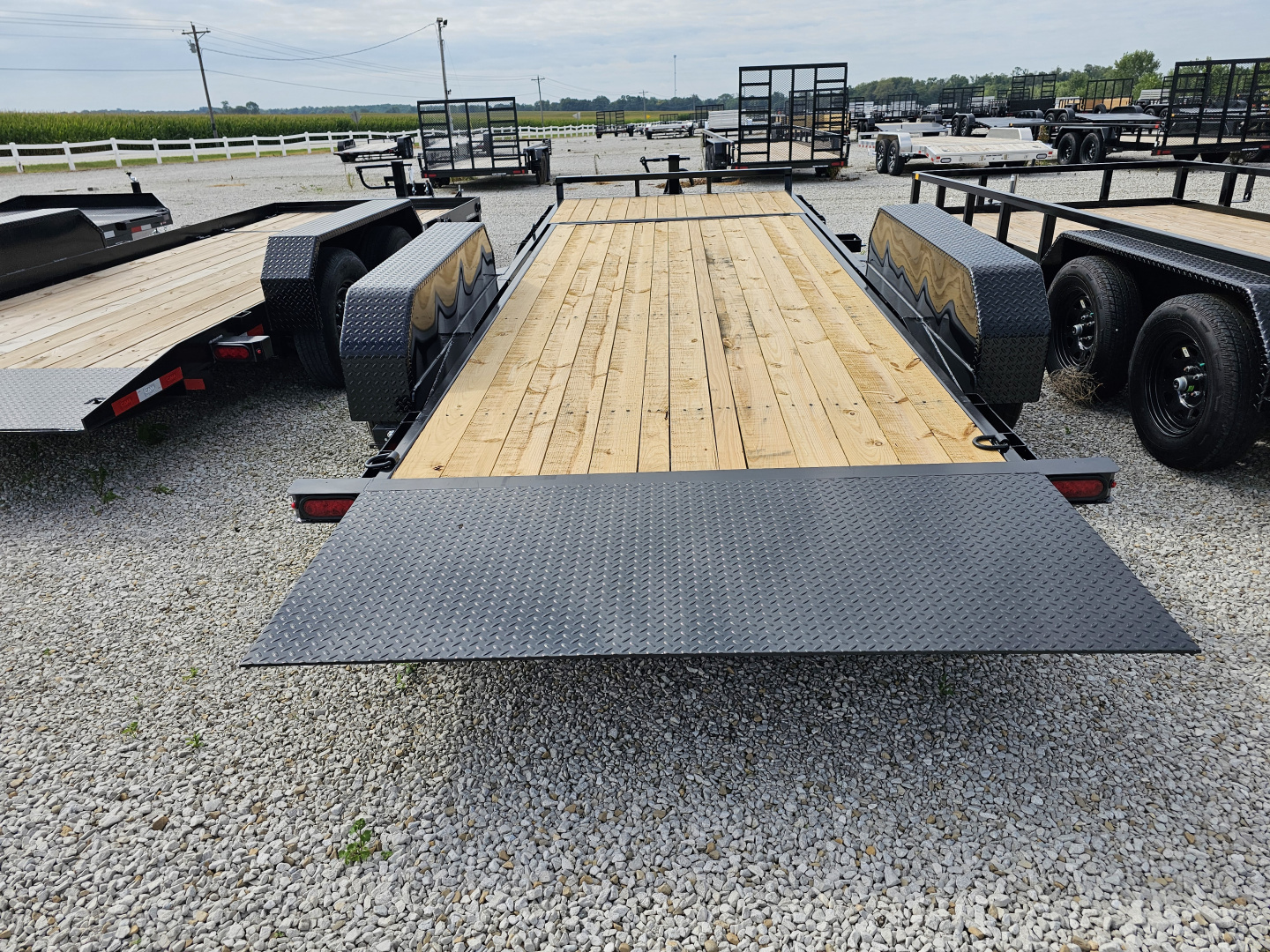 New 2026 Sure-Trac 7 x 20 (16+4) 14K Tilt Bed Equipment Trailer