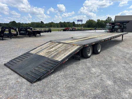 Used 2021 Delta Trailers 40' Hyd Dove Flatbed Trailer