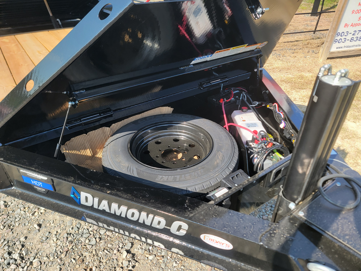 New 2026 Diamond C Trailers HDT210 24' x 82" Tilt Trailer Pacesetter Edition Equipment Trailer