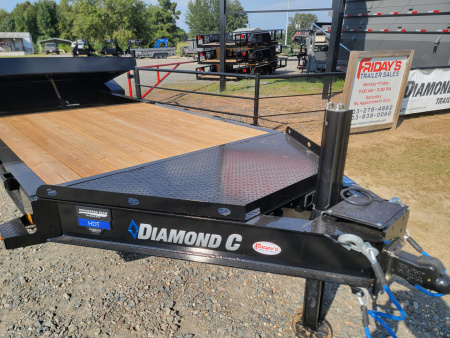 New 2026 Diamond C Trailers HDT210 24' x 82" Tilt Trailer Pacesetter Edition Equipment Trailer