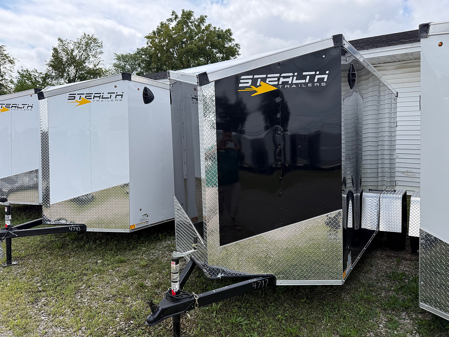 New 2025 6 x 12 Stealth Enclosed Trailer with Ramp