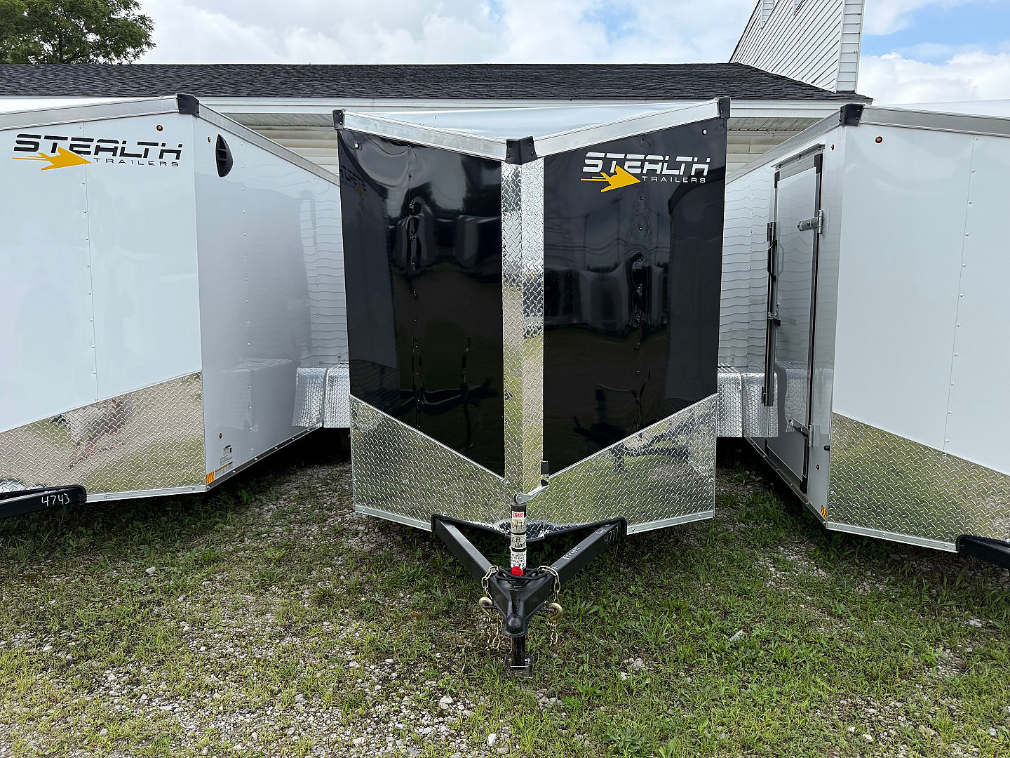 New 2025 6 x 12 Stealth Enclosed Trailer with Ramp