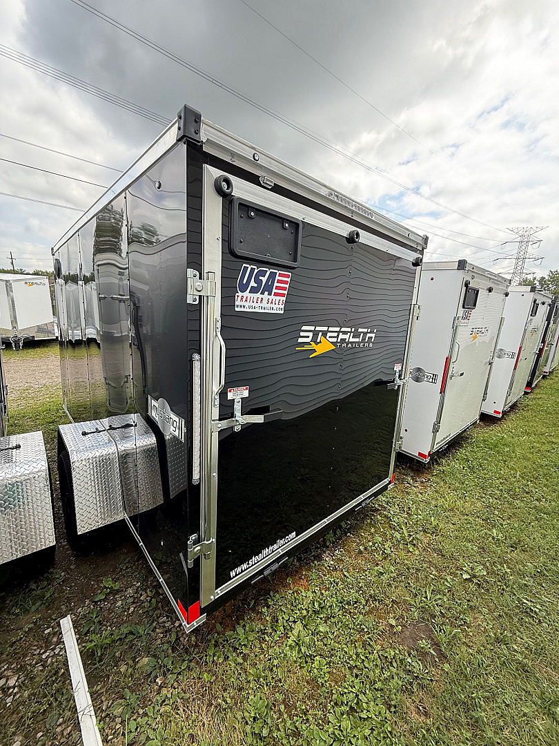 New 2025 6 x 12 Stealth Enclosed Trailer with Ramp