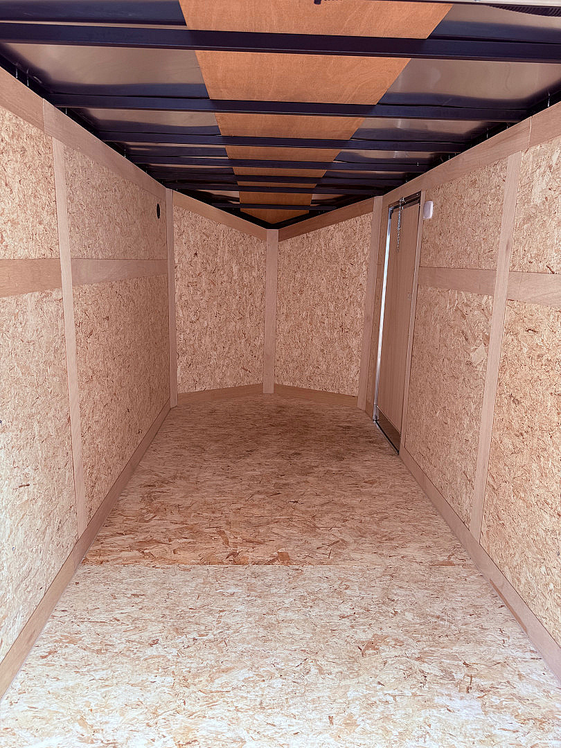 New 2025 6 x 12 Stealth Enclosed Trailer with Ramp
