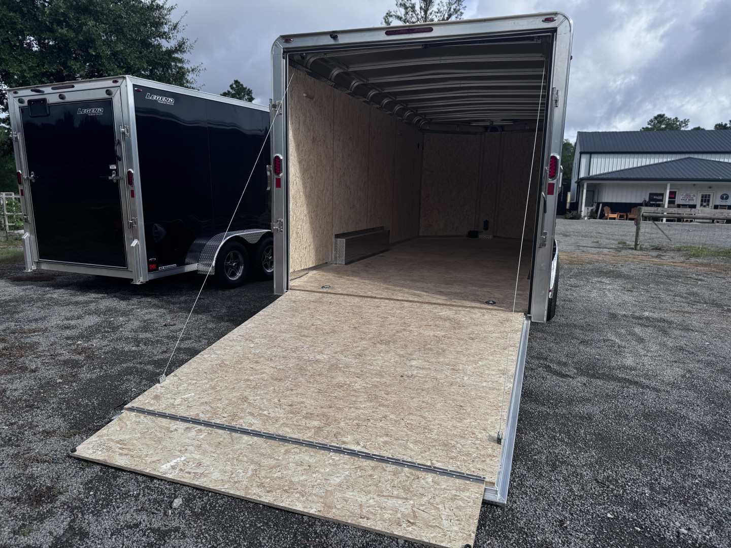 New 2025 Legend Trailers 8x21 V-Nose Deluxe Cargo / Enclosed Trailer
