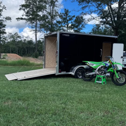 New 2025 Legend Trailers Flat Top v- Nose 7x17 Cargo / Enclosed Trailer