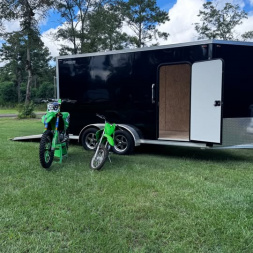 New 2025 Legend Trailers Flat Top v- Nose 7x17 Cargo / Enclosed Trailer