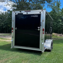 New 2025 Legend Trailers Flat Top v- Nose 7x17 Cargo / Enclosed Trailer
