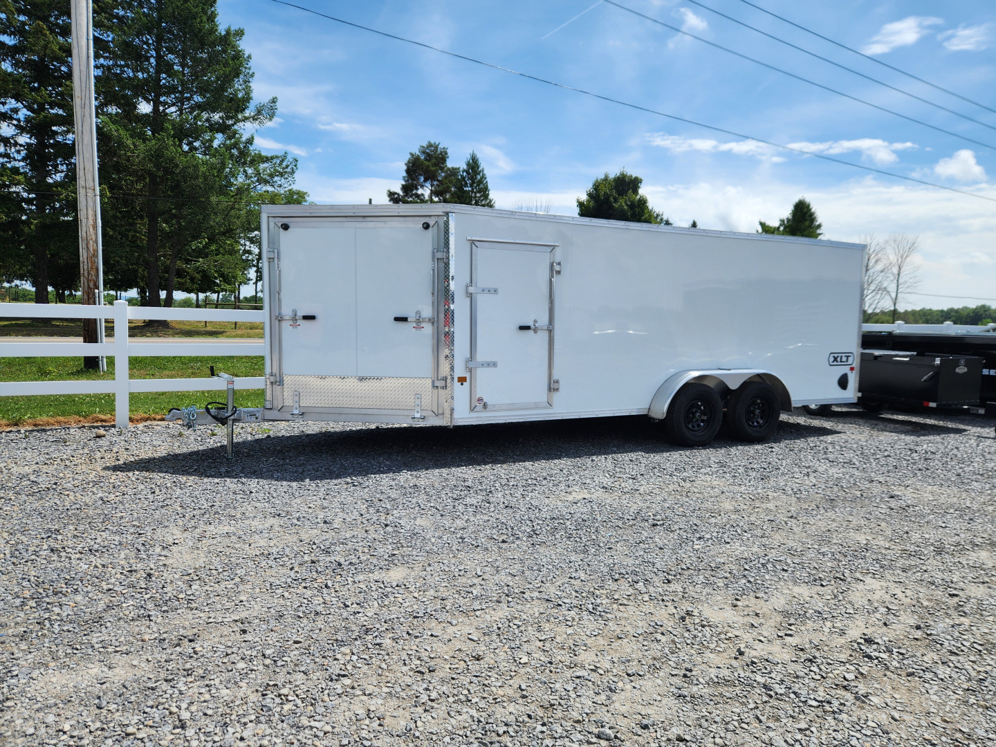 New 2026 ALCOM 7X18XLT PRO Snowmobile Trailer