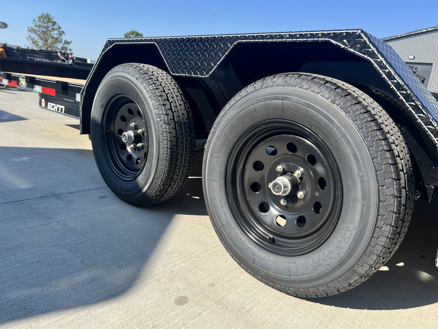 New NEW 2026 Double A 18’x83” flatbed Trailer 2-3500 lb axles=7K, dovetail, Slide In Ramps