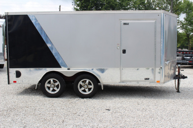 Used 2019 United Trailers XLMTV 7' x 14' Cargo / Enclosed Trailer - 7,000# GVW