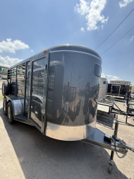 New 2025 Calico Trailers 3 SLANT W/ TACK ROOM Stock / Stock Combo Trailer