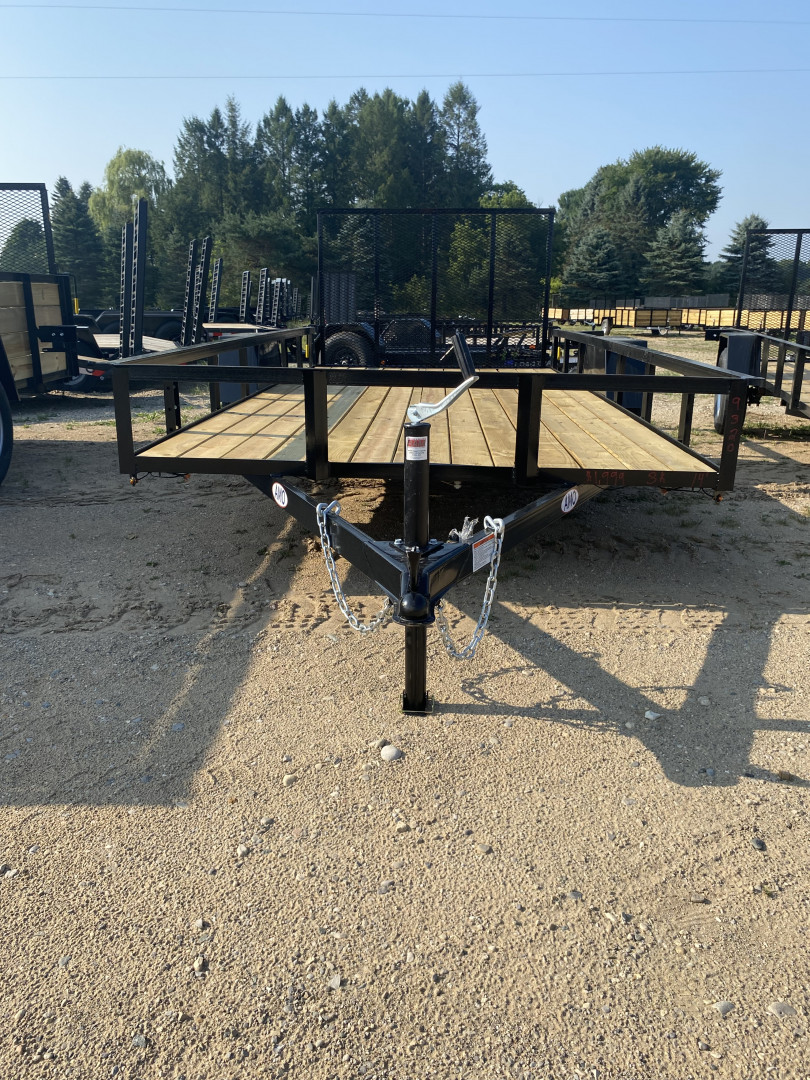 New 2026 AMO 14 Landscape Trailer SINGLE BRAKE