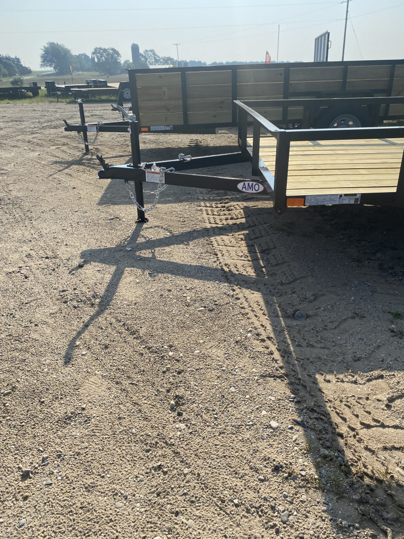 New 2026 AMO 14 Landscape Trailer SINGLE BRAKE