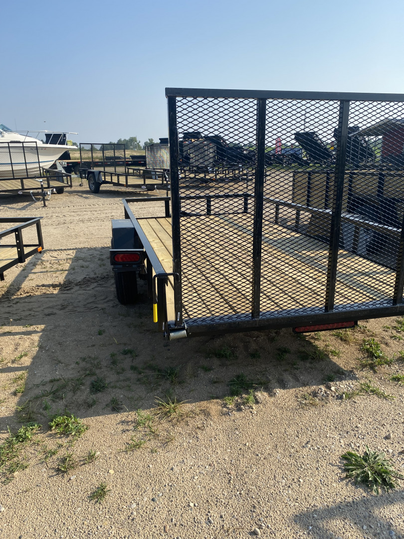 New 2026 AMO 14 Landscape Trailer SINGLE BRAKE