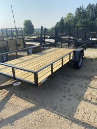 New 2026 AMO 14 Landscape Trailer SINGLE BRAKE