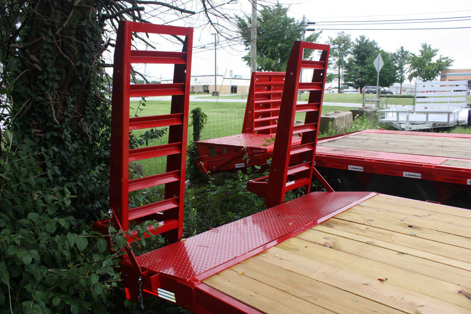 New 2026 Rice Trailers 7X20 RAMP Equipment Trailer