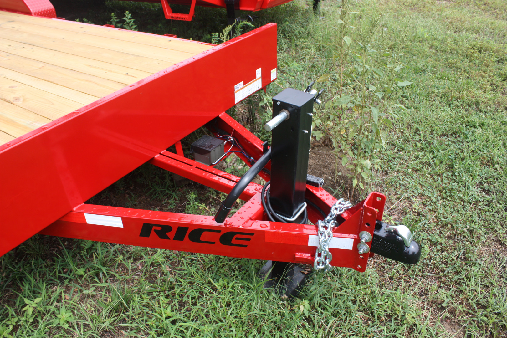 New 2026 Rice Trailers 7X20 RAMP Equipment Trailer