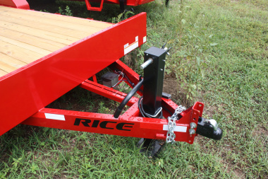 New 2026 Rice Trailers 7X20 RAMP Equipment Trailer