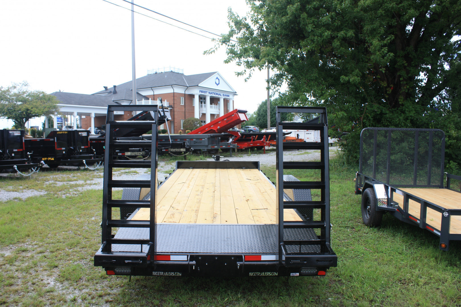 New 2026 Rice Trailers 7X20 RAMP Equipment Trailer