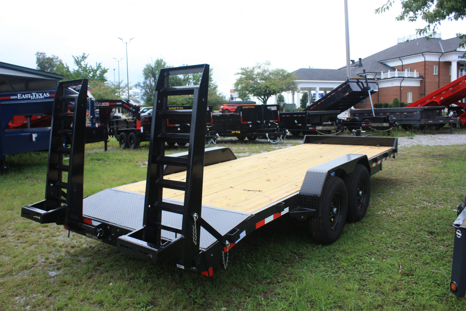 New 2026 Rice Trailers 7X20 RAMP Equipment Trailer