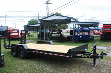 New 2026 Rice Trailers 7X20 RAMP Equipment Trailer