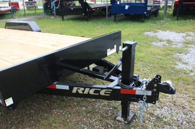 New 2026 Rice Trailers 7X20 RAMP Equipment Trailer