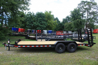 New 2026 Rice Trailers 7X20 RAMP Equipment Trailer