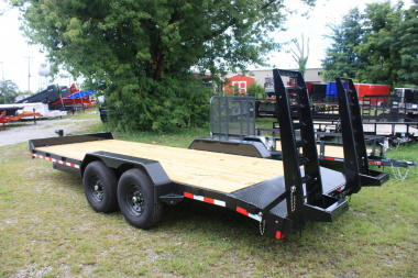New 2026 Rice Trailers 7X20 RAMP Equipment Trailer