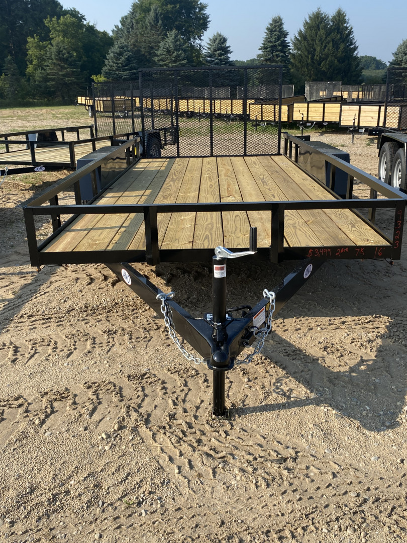New 2026 AMO 6.4x16 Landscape Trailer