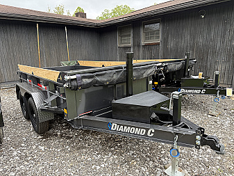 New 2026 Diamond C Trailers GDT 235 10X60 Dump Trailer