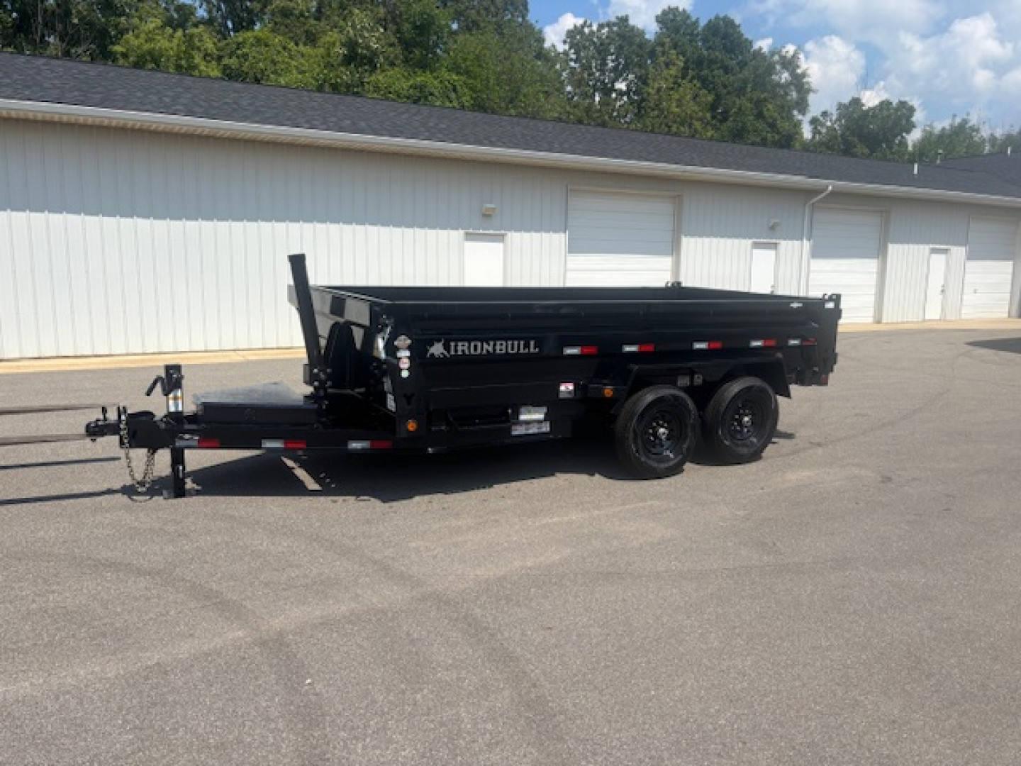 New 2025 Iron Bull 7x14 14K Dump Trailer