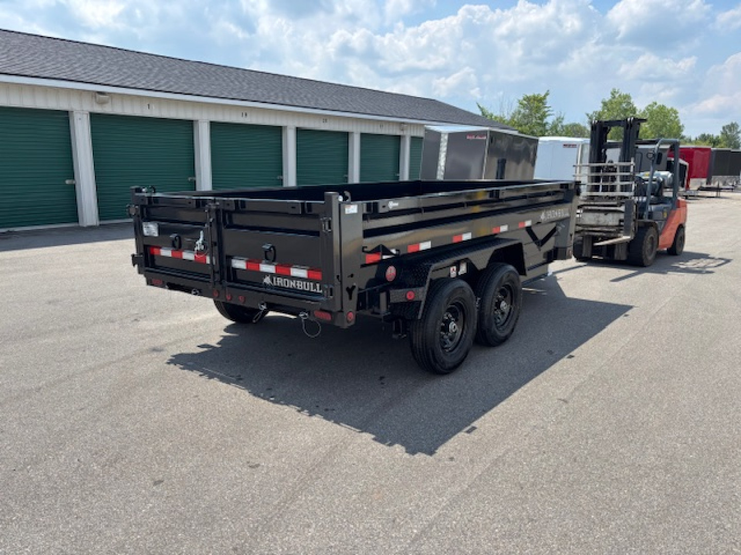 New 2025 Iron Bull 7x14 14K Dump Trailer
