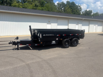 New 2025 Iron Bull 7x14 14K Dump Trailer