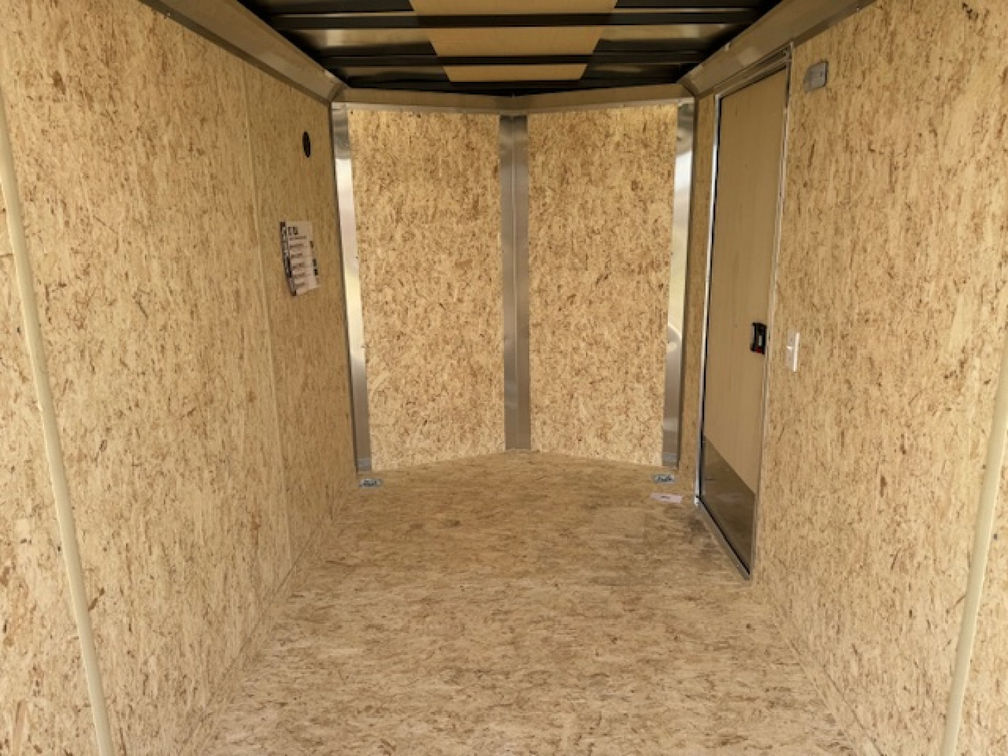 New 2026 Look Trailers 6X12 SA- ST DLX V-NOSE- Charcoal 6" Taller