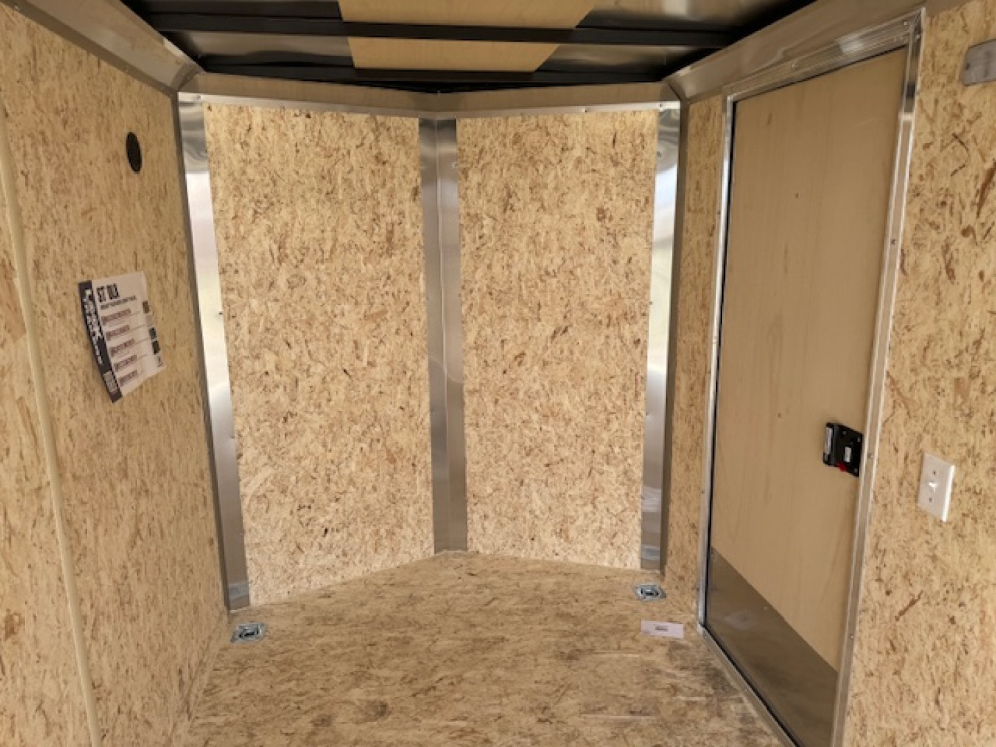 New 2026 Look Trailers 6X12 SA- ST DLX V-NOSE- Charcoal 6" Taller